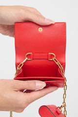 Bottega Veneta Intrecciato Card Case On Chain