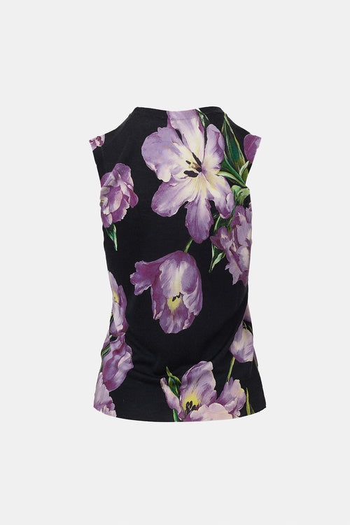 Dolce & Gabbana Cashmere & Silk Jersey Tank Top
