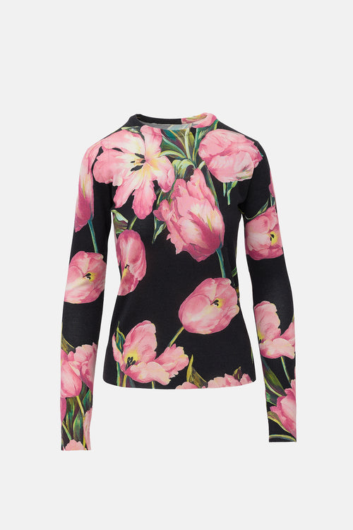 Dolce & Gabbana Cashmere & Silk Jersey Top