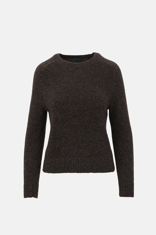 Nili Lotan Wool Crew Neck Sweater