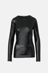Tom Ford Sequin Long Sleeve Top