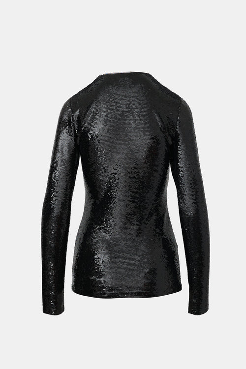Tom Ford Sequin Long Sleeve Top