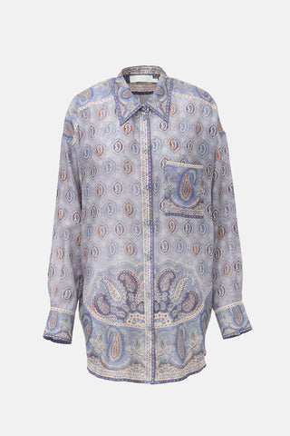 Zimmermann Silk Paisley Shirt