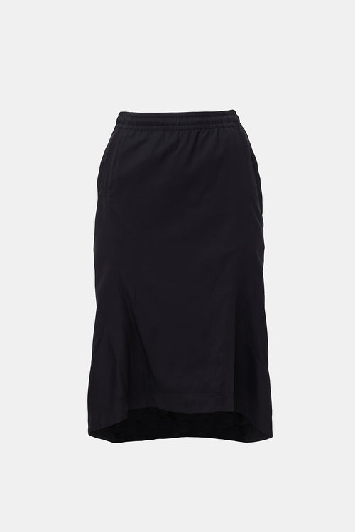 Balenciaga 2021 Drawstring Midi Skirt