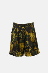 Dries Van Noten Floral Jacquard Pleated Shorts