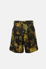 Dries Van Noten Floral Jacquard Pleated Shorts