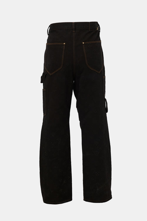 Louis Vuitton Monogram Double Knee Jeans