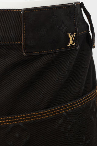 Louis Vuitton Monogram Double Knee Jeans