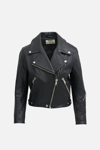 Acne Studios Leather Rita Biker Jacket