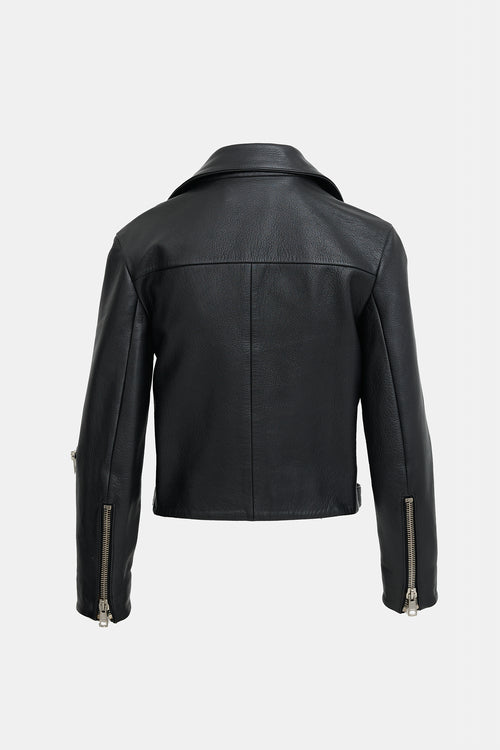 Acne Studios Leather Rita Biker Jacket