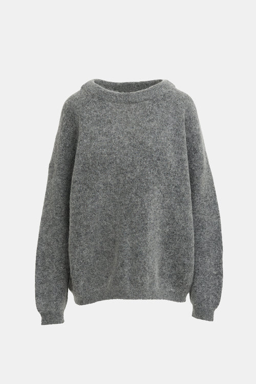 Acne Studios Wool & Mohair Dramatic Sweater
