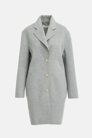 Acne Studios Brushed Wool & Cashmere Coat