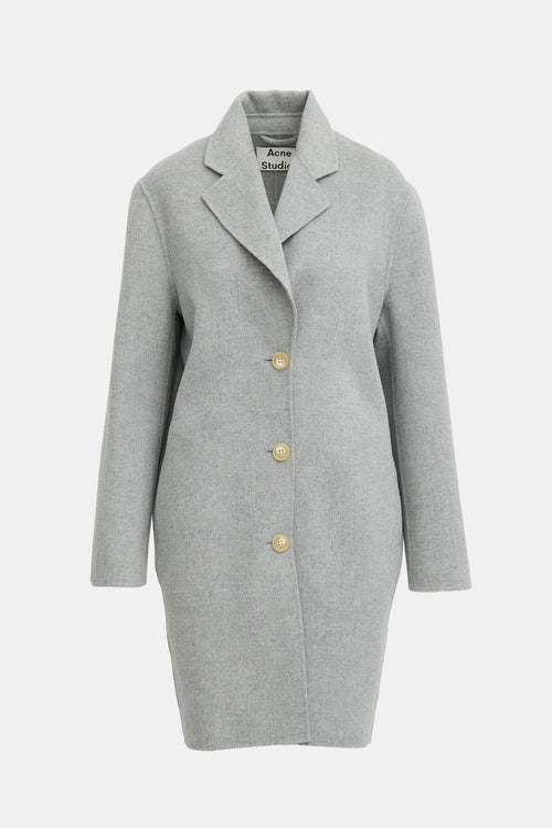 Acne Studios Brushed Wool & Cashmere Coat