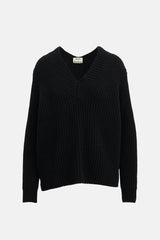 Acne Studios Oversized Wool V-Neck Sweater