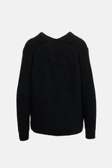 Acne Studios Oversized Wool V-Neck Sweater