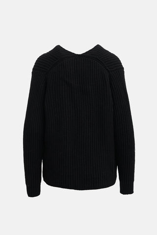 Acne Studios Oversized Wool V-Neck Sweater