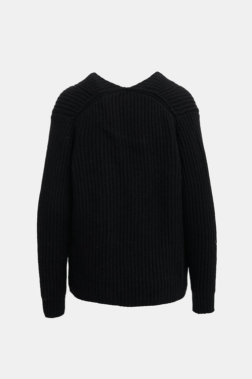 Acne Studios Oversized Wool V-Neck Sweater
