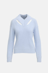 Proenza Schouler White Label Wool Cut Out Sweater