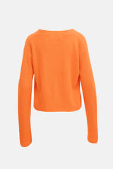 The Elder Statesman Cashmere Ribbed Knit Cardigan