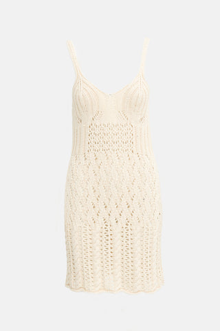 Acne Studios Crochet Mini Dress