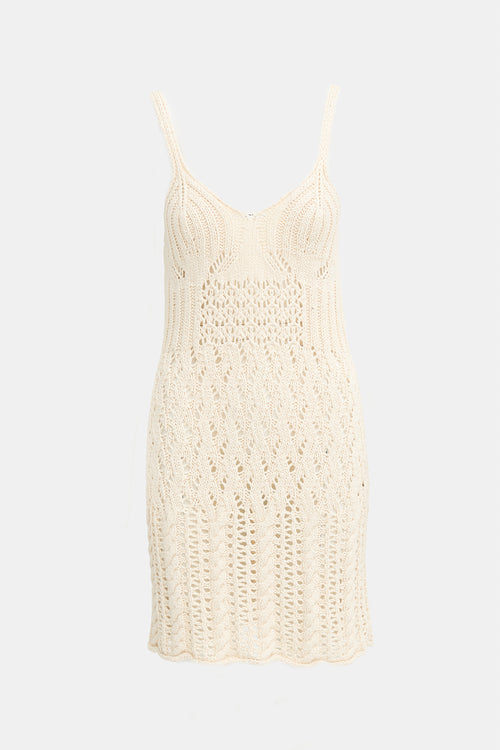 Acne Studios Crochet Mini Dress