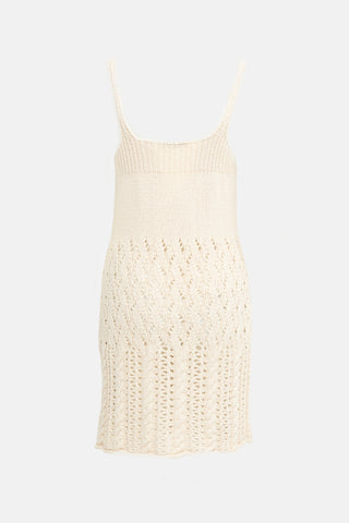 Acne Studios Crochet Mini Dress