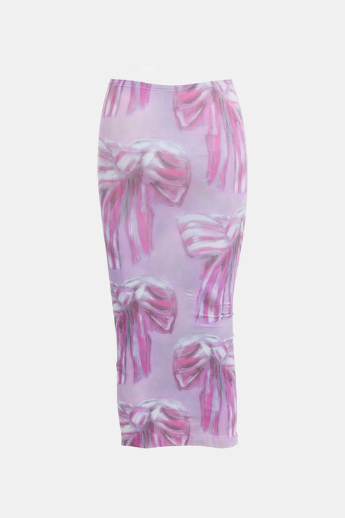 Acne Studios Printed Midi Skirt