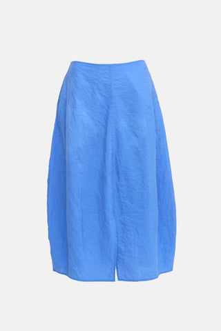 Toteme Crinkled Silk Parachute Skirt