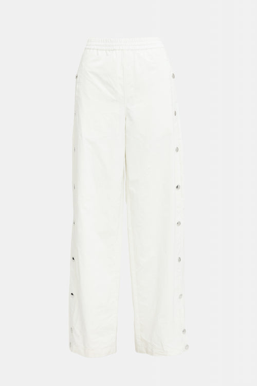 Tibi Nylon Snap Jogger Pant