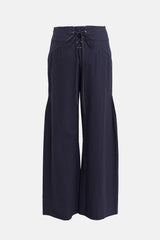 Rosie Assoulin Poplin Pleated Sailor Pant