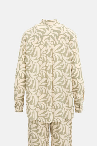 Matteau Silk Printed Two Piece Set