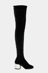 MM6 Maison Margiela Velvet Thigh  Boot