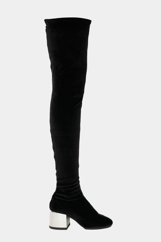MM6 Maison Margiela Velvet Thigh  Boot