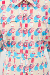 Chanel SS 2019 Umbrella CC Print Dress