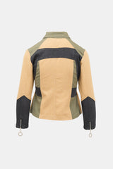 Marc Jacobs SS 2004 Colourblock Moto Jacket