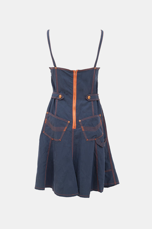 Jean Paul Gaultier 1990s Mini Utility Dress