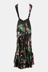 Cavalli Ruched Floral Dress