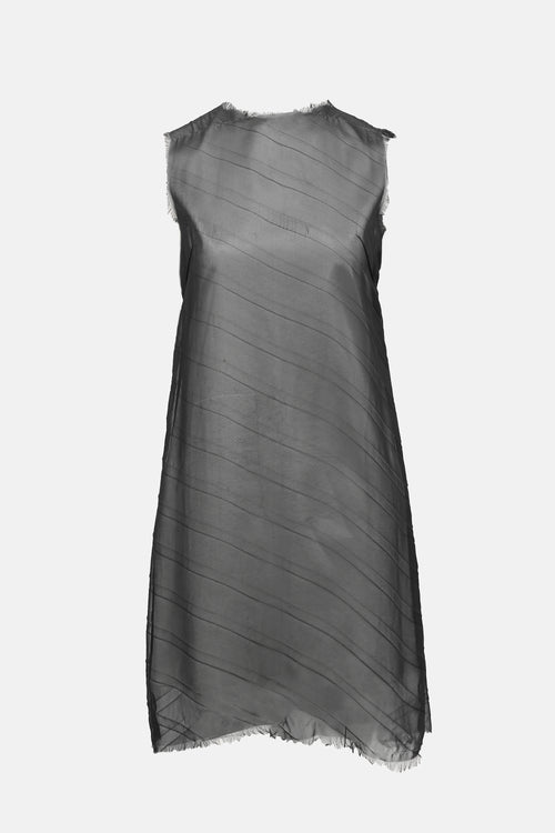 Maison Margiela 1995 Chiffon Pleated Dress