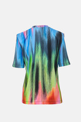 The Attico Printed Padded Shoulder T-Shirt