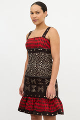 Oscar de la Renta SS 2008 Abstract Print Dress