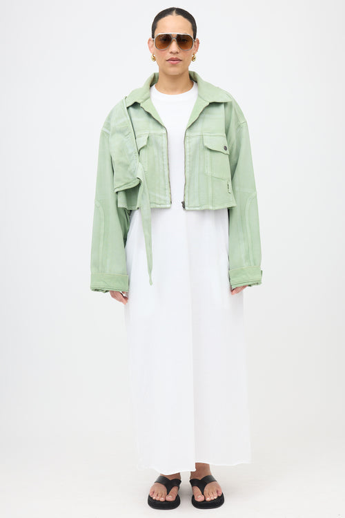 Ottolinger Oversized Belt Cropped Jacket
