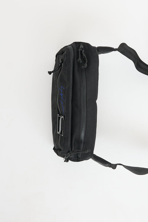Yohji YamamotoX New Era black nylon Waist Bag