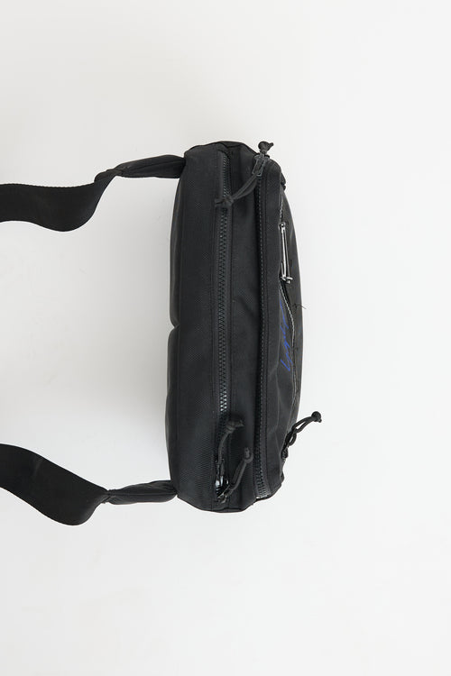 Yohji YamamotoX New Era black nylon Waist Bag