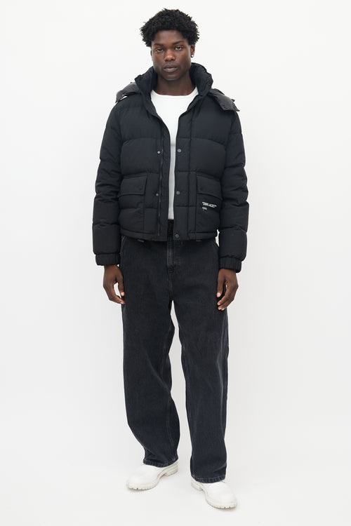 Off-White Black Down Puffer Jacket
