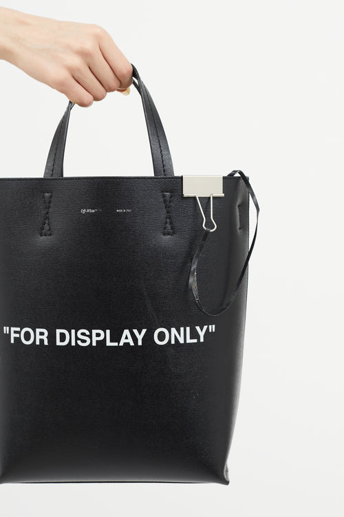 Off-White Black "For Display Only" Crossbody Bag