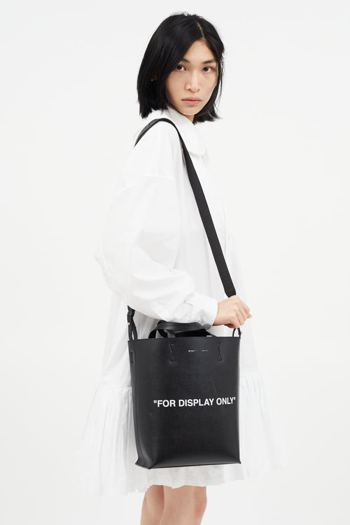 Off-White Black "For Display Only" Crossbody Bag