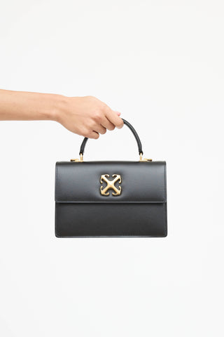 Off-White Jitney 1.4 Logo Plaque Tote Bag