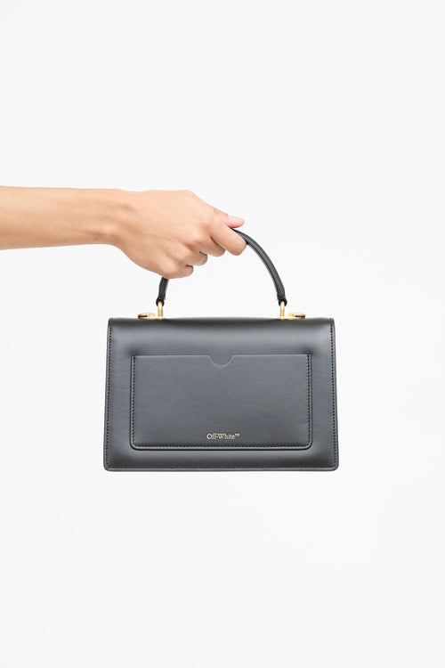 Off-White Jitney 1.4 Logo Plaque Tote Bag