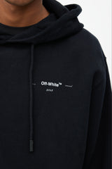 Off-White Black & Multi Logo Hoodie