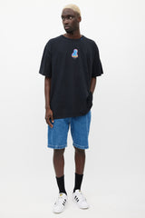 Off-White Black & Multicolour Logo T-Shirt